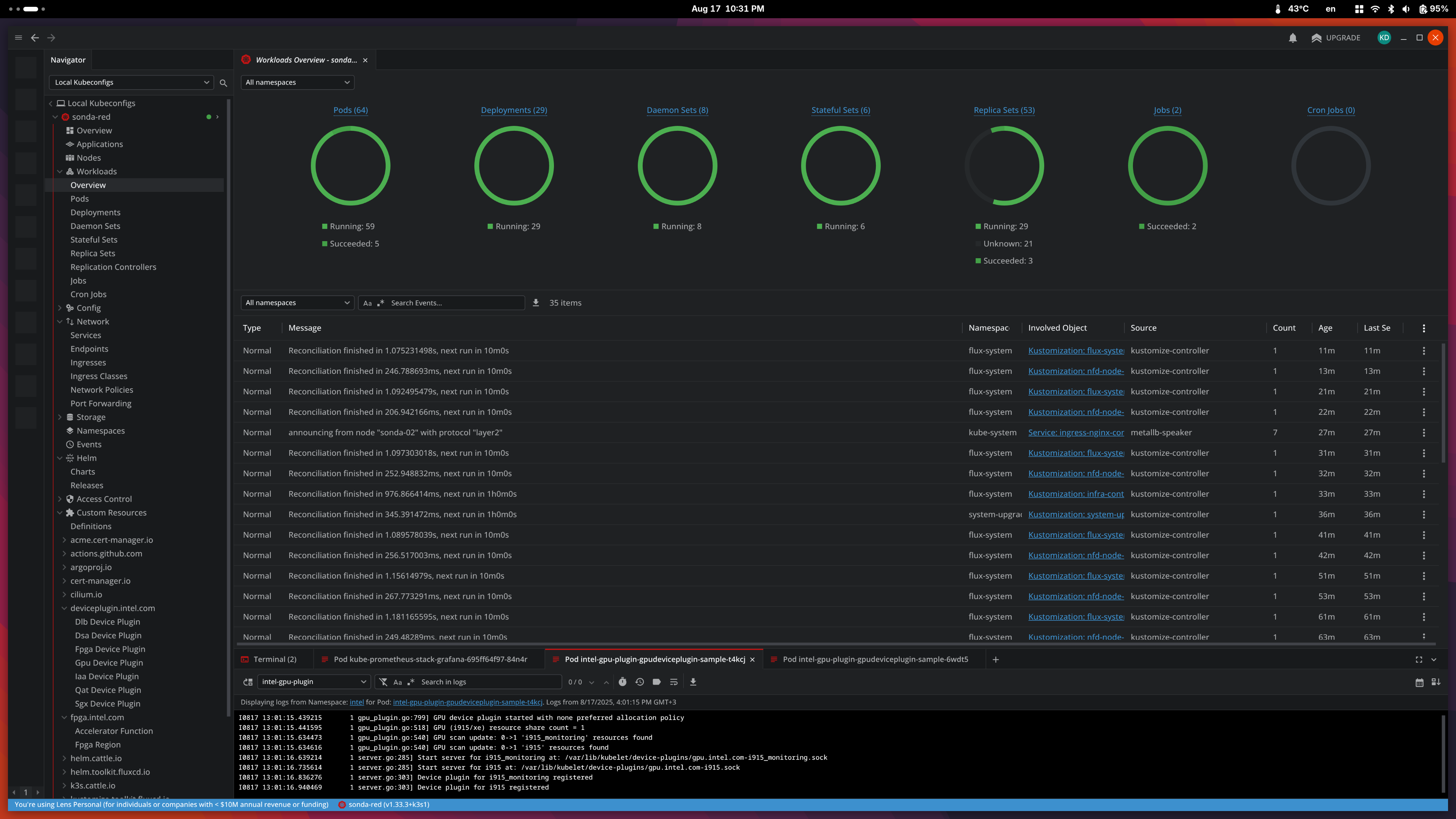 Lens Workload Overview